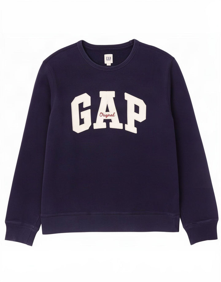Hanorac grafic Gap pentru bărbați Jumper mic, bleumarin, bumbac