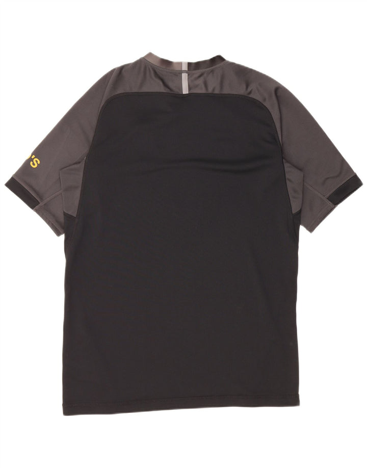 Tricou grafic pentru bărbați Canterbury Top Mediu Negru Poliester Bloc de culoare