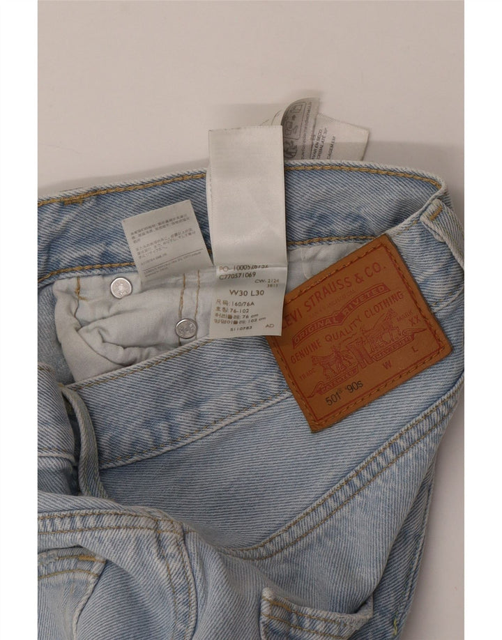 Blugi drepti pentru bărbați Levi's 501 W30 L30 Bumbac albastru