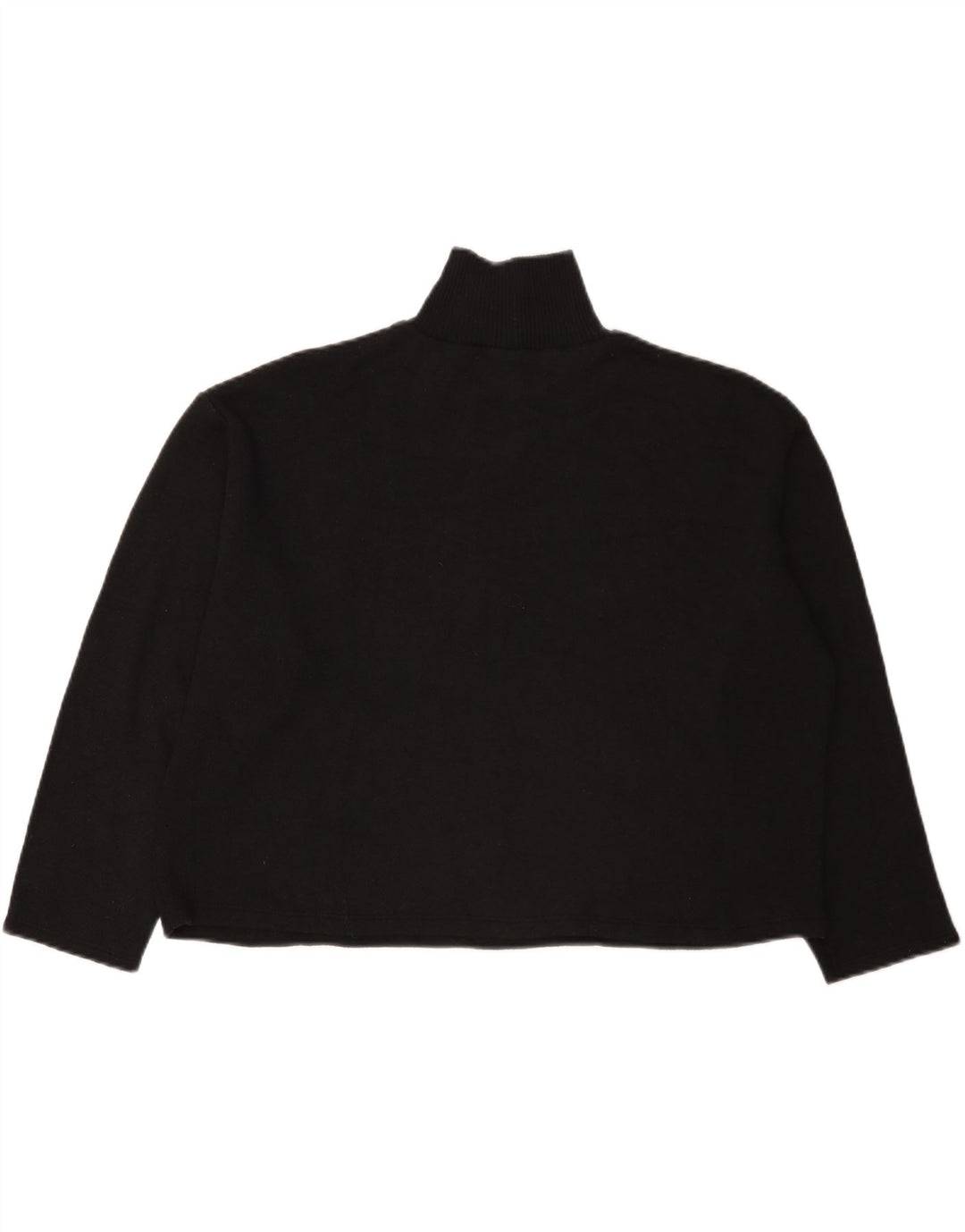 Pulover oversized cu gât țestoasă pentru femei Zara UK 14 mare negru