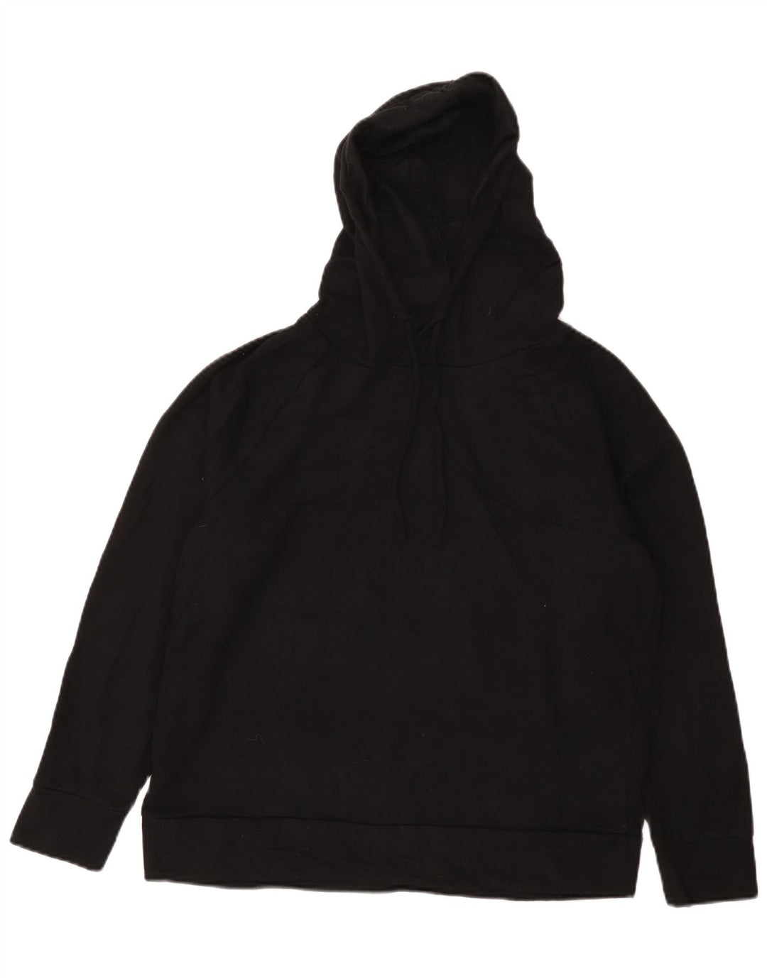 Eddie Bauer Pulover cu glugă cu formă largi pentru femei UK 14 Poliester mediu negru