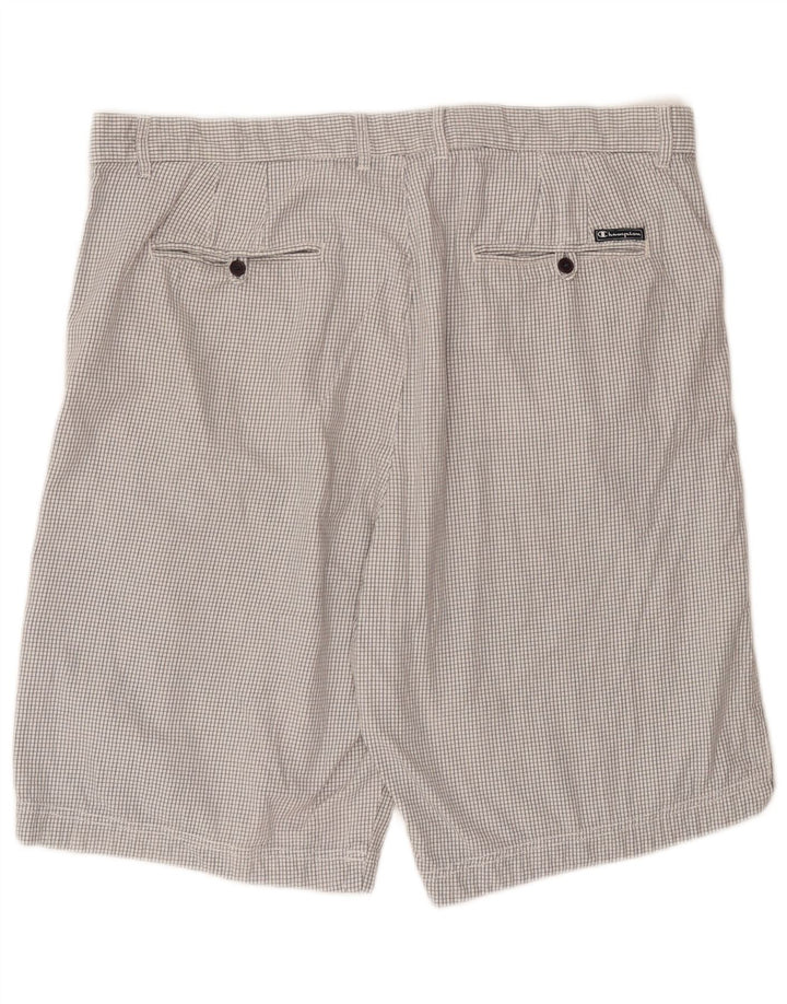 Pantaloni scurți chino pentru bărbați Champion Regular Fit 2XL W42 White Check