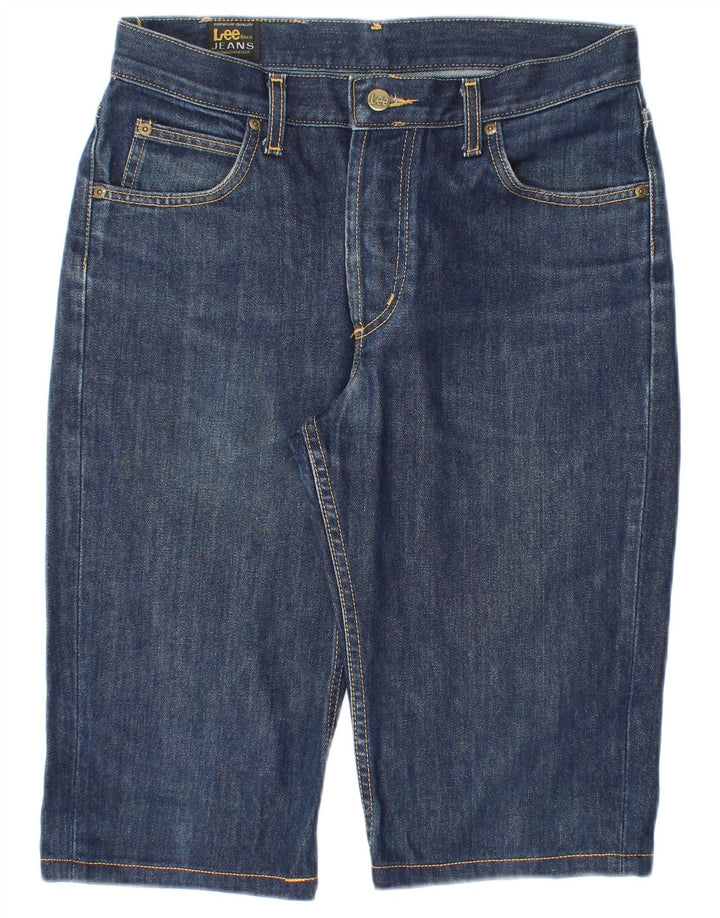 Pantaloni scurți LEE Detroit Denim W32, bumbac albastru mediu