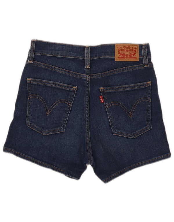 Pantaloni scurți din blugi pentru femei Levi's W25 XS bumbac bleumarin