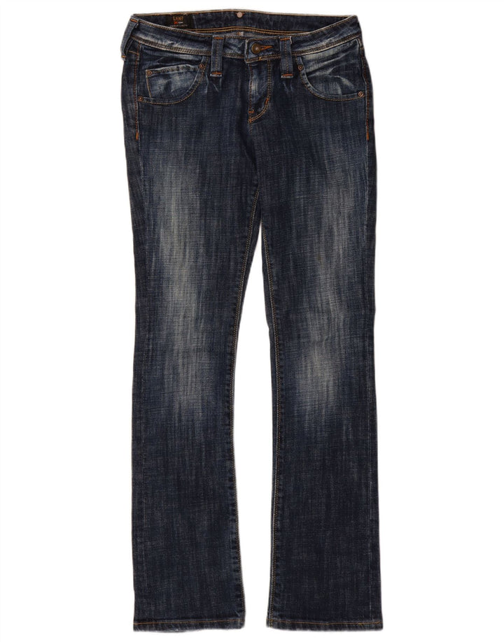 Blugi bootcut LEE pentru femei cu talie joasă W29 L33 bumbac bleumarin