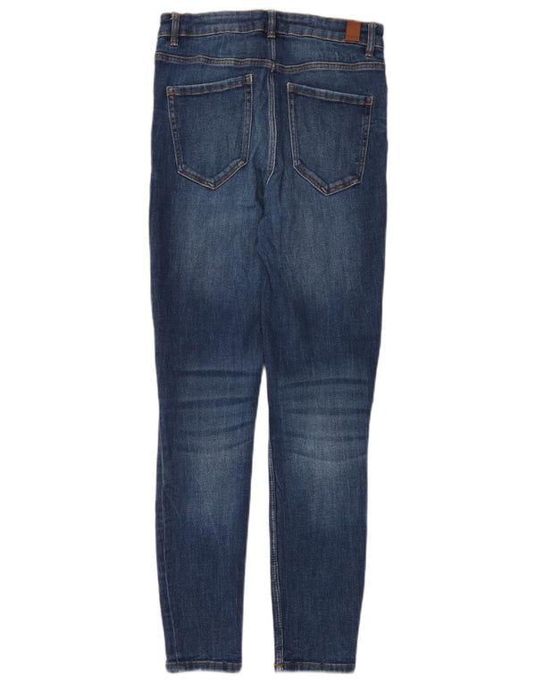 Blugi skinny distressed pentru femei Zara EU 36 XS W26 L28 Albastru