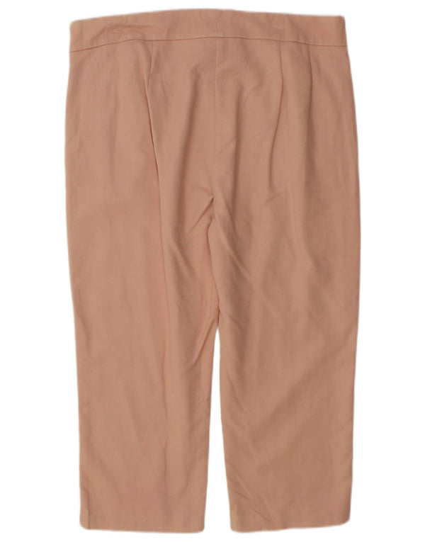 Pantaloni chino drepti pentru femei Marks & Spencer UK 14 Large W34 L21 Pink