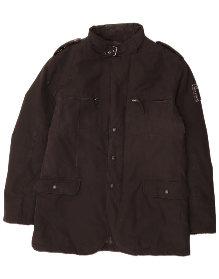 Jachetă militară căptușită Bomboogie pentru bărbați UK 42 XL Poliester negru