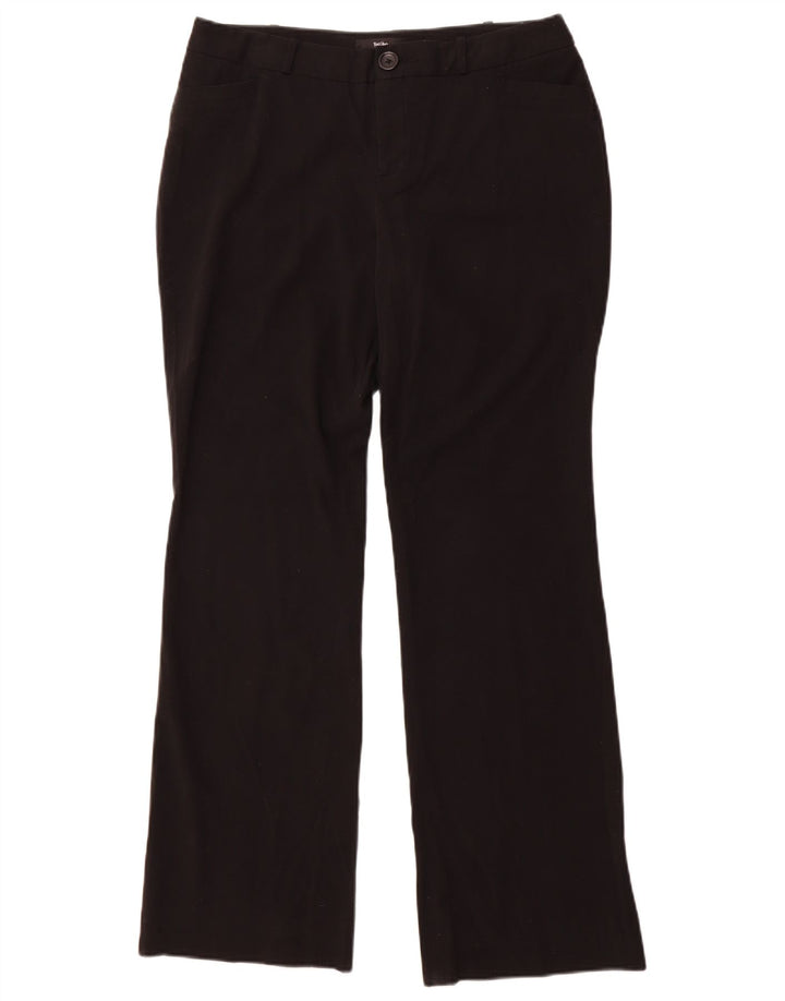 Pantaloni casual pentru femei Mossimo Bootcut US 10 Large W34 L32 Poliester negru