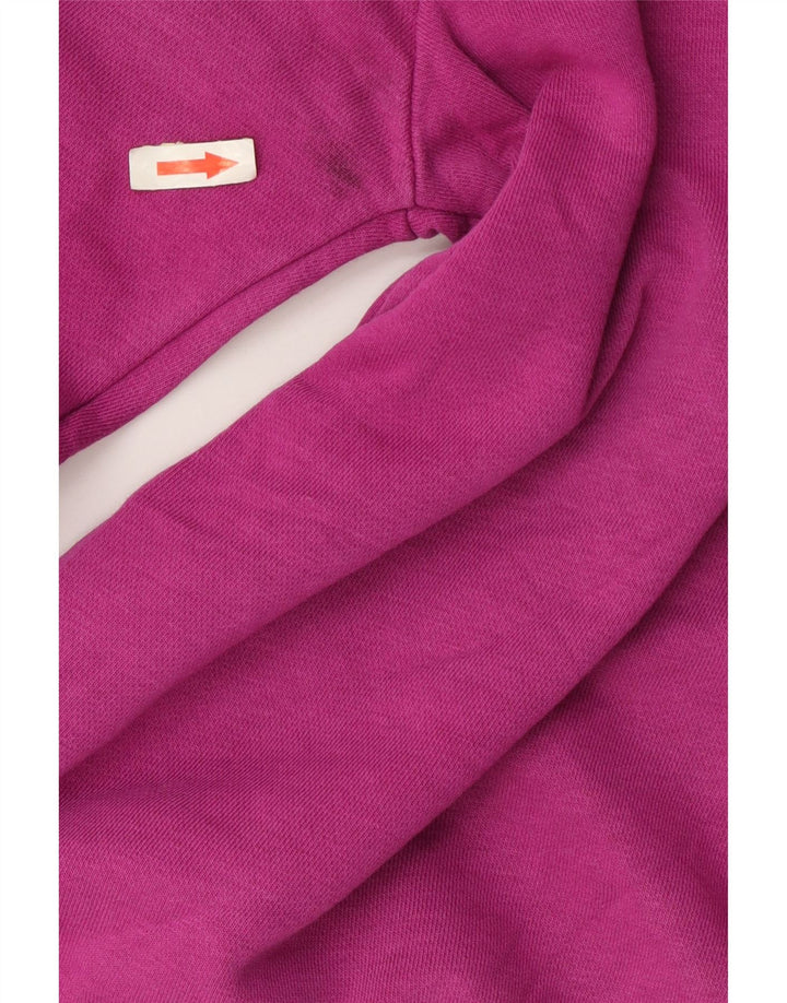 Pulover supradimensionat pentru femei Nike UK 10 Bumbac roz mic
