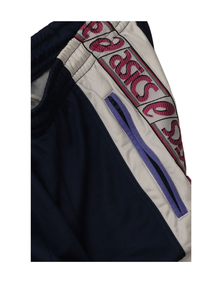 Pantaloni de trening grafic Asics pentru bărbați, mici, bleumarin, color block