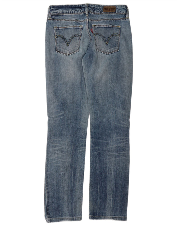 Blugi Levi's 571 Distressed Slim W29 L31 Bumbac albastru