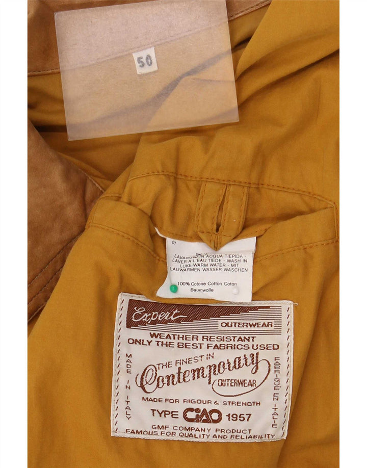 Ciao Bomber Jacket pentru bărbați IT 50 Large Yellow Cotton Classic