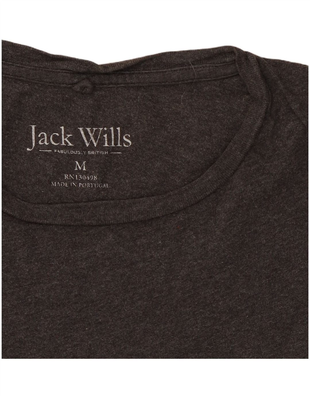 Tricou Jack Wills pentru bărbați Top din bumbac gri mediu