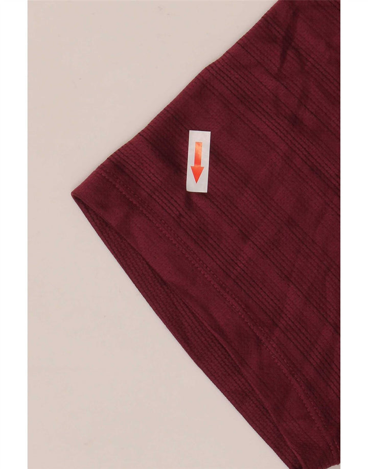 Tricou pentru bărbați Nike Dri Fit Top mare din poliester cu dungi bordeaux