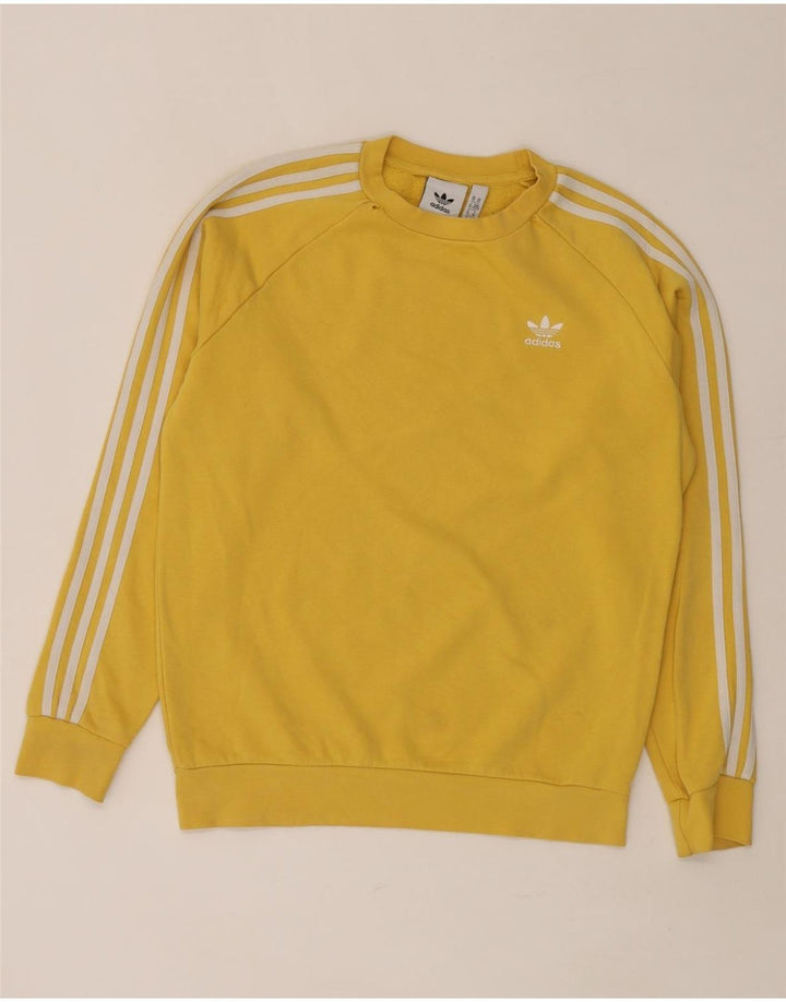 Hanorac pentru bărbați Adidas Loose Fit Jumper XS Bumbac galben