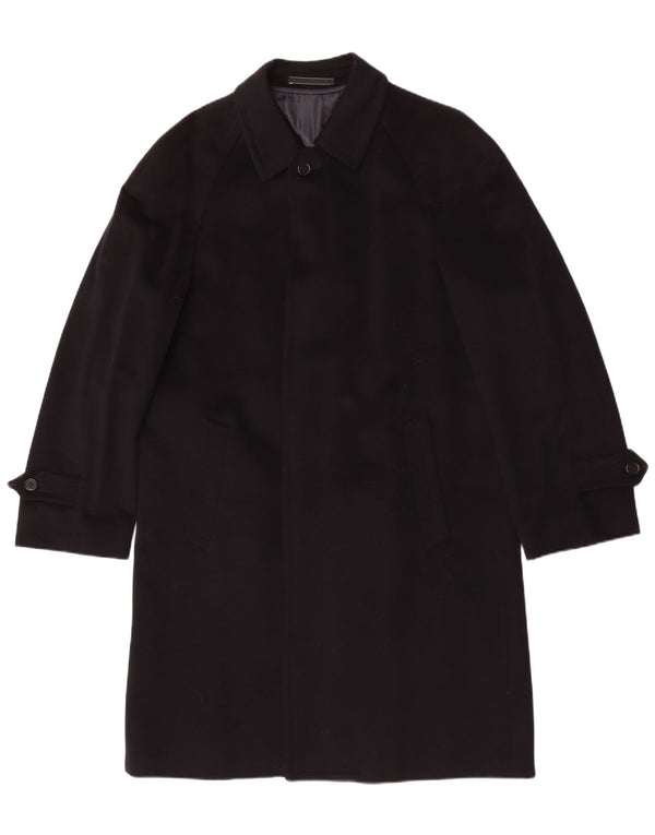Palton pentru bărbați Dalton & Forsythe x Loro Piana IT 46 Lână neagră mică