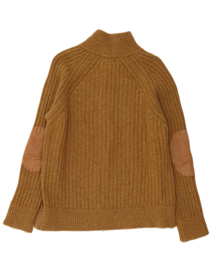Pulover cardigan pentru bărbați Woolrich, lână maro mică