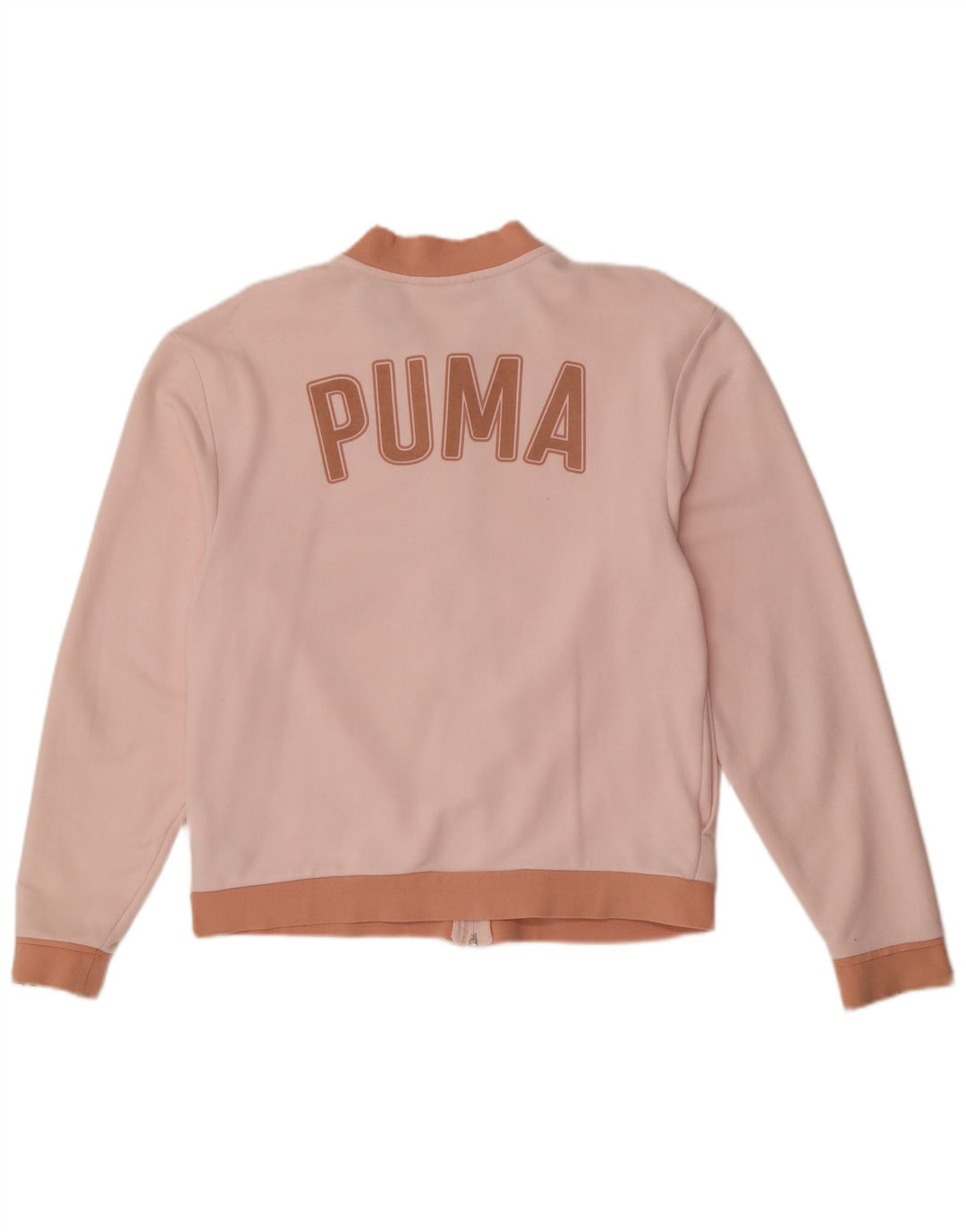 Jachetă de top cu trening grafic Puma pentru femei UK 12 Medium Pink Colorblock