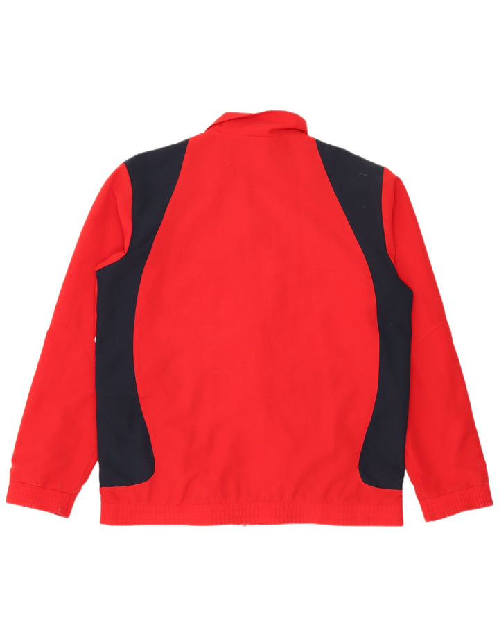 Jachetă de trening pentru băieți Adidas 15-16 ani poliester color bloc roșu