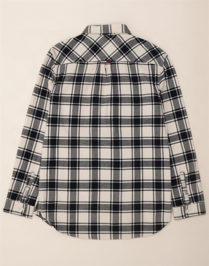 Cămașă de flanel pentru bărbați, Tommy Hilfiger, mare, bleumarin, cu carouri