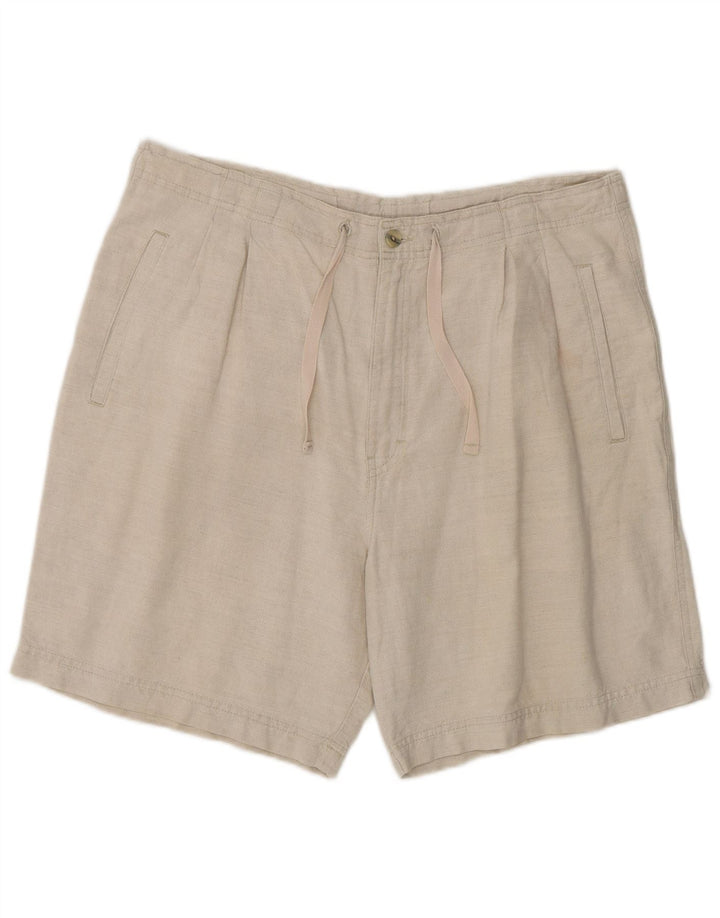 Marks & Spencer Pantaloni scurți chino pegged pentru femei, mediu W34, in bej