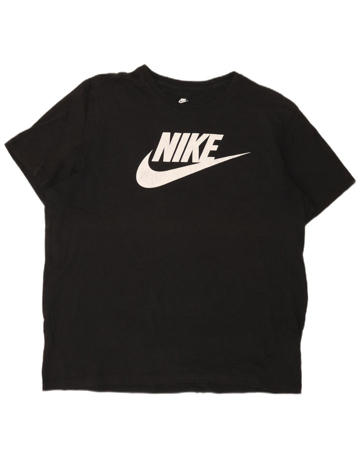 Tricou grafic Nike pentru bărbați Top XL bumbac negru