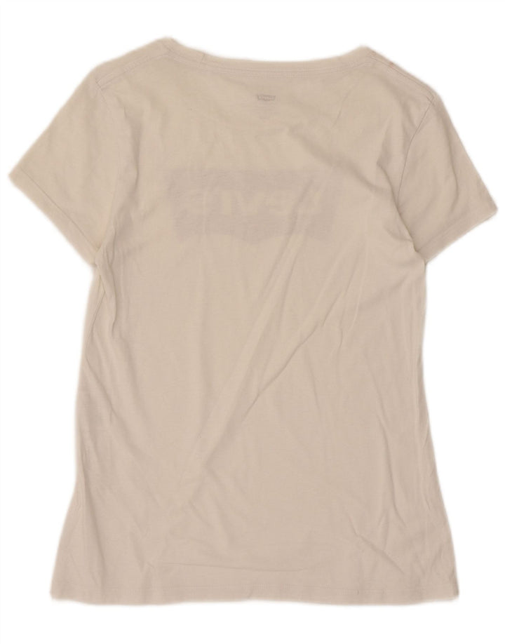 Tricou grafic Levi's pentru femei Top UK 10 Small White