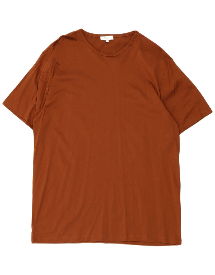Tricou pentru bărbați Reiss Top 2XL Maro Bumbac