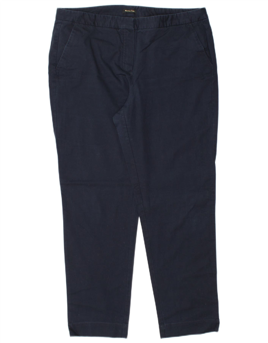 MASSIMO DUTTI Pantaloni chino pentru femei EU 44 XL W34 L28 Bleumarin Clasic