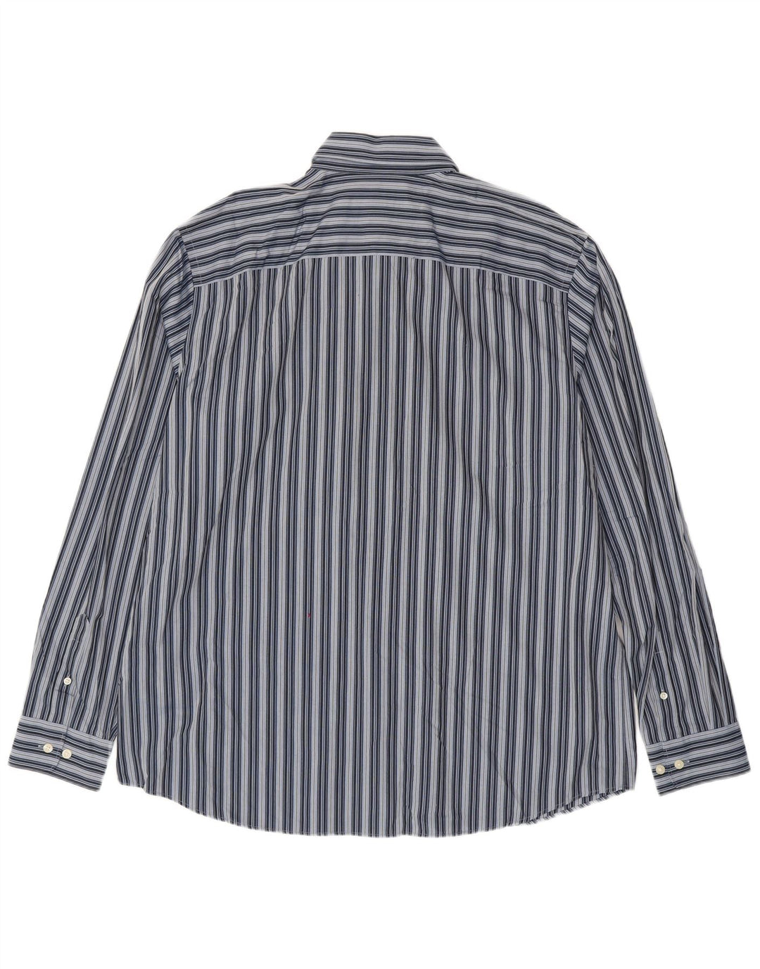 Cămașă EDDIE BAUER pentru bărbați, înaltă, cu ajustare clasică, XL, bumbac cu dungi albastre