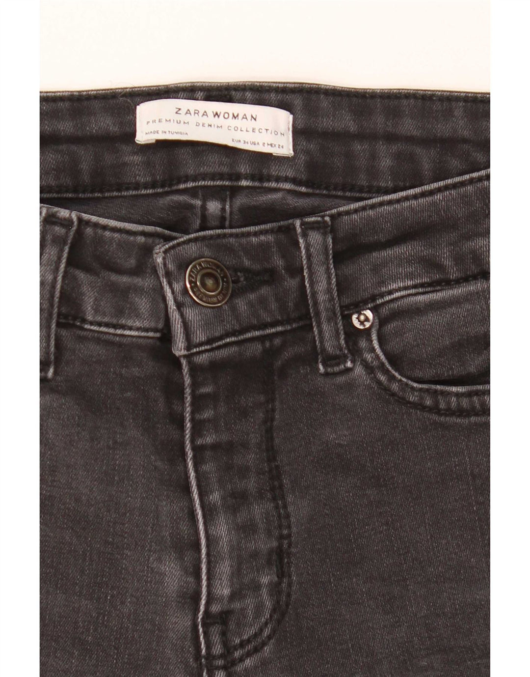 Blugi evazați pentru femei Zara EU 34 2XS W24 L31 gri