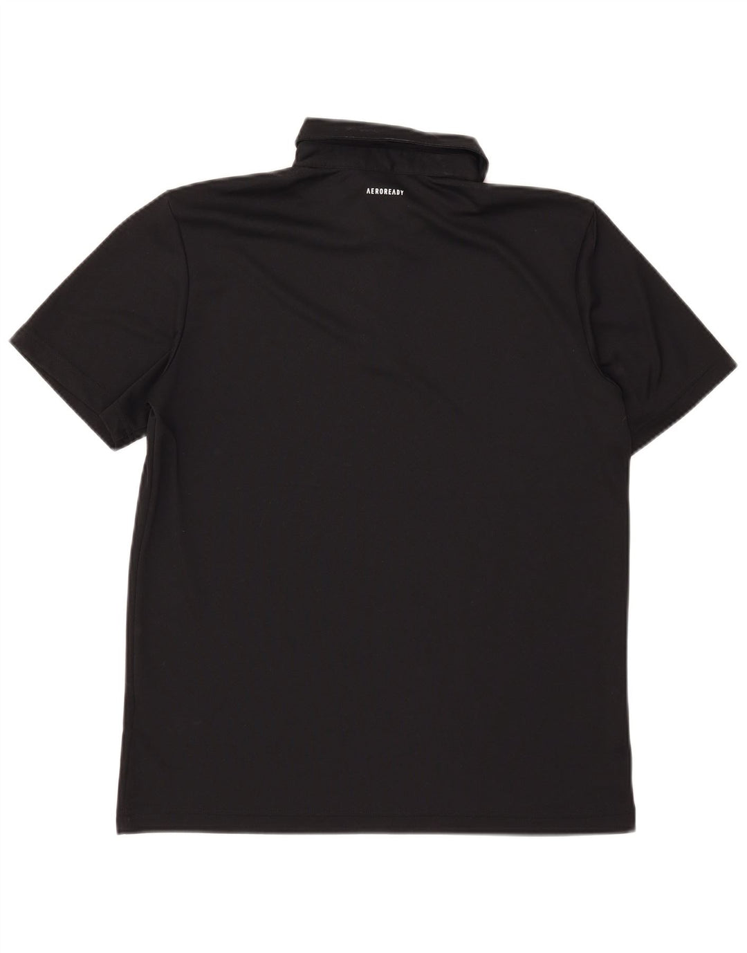 Tricou polo Adidas Aeroready pentru bărbați, poliester mediu negru