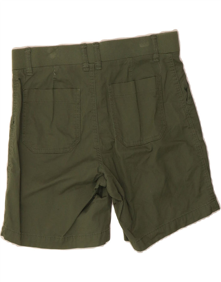 LEE Womens Mid Rise Regular Fit Bermuda Shorts US 8 Medium W30 Green Vintage Lee and Second-Hand Lee from Messina Hembry 
