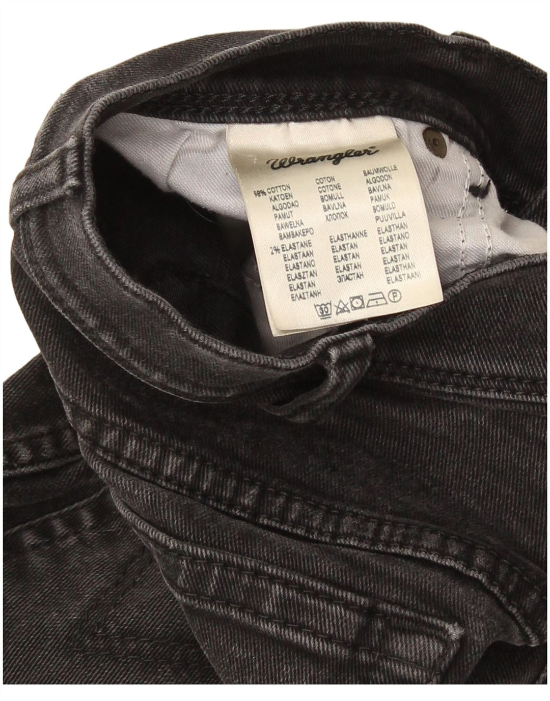Blugi drepti pentru bărbați Wrangler, cu ajustare normală, W34 L32, bumbac gri