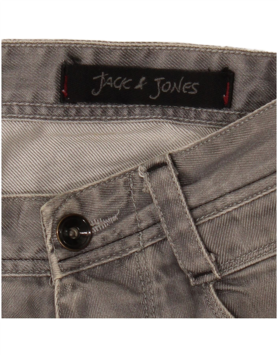 Blugi drepți pentru bărbați Jack & Jones W33 L29 gri