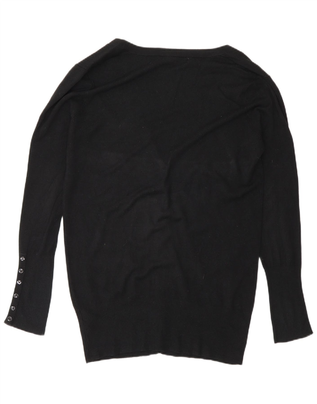 Pulover cardigan pentru femei Zara UK 16, mare, negru, raion