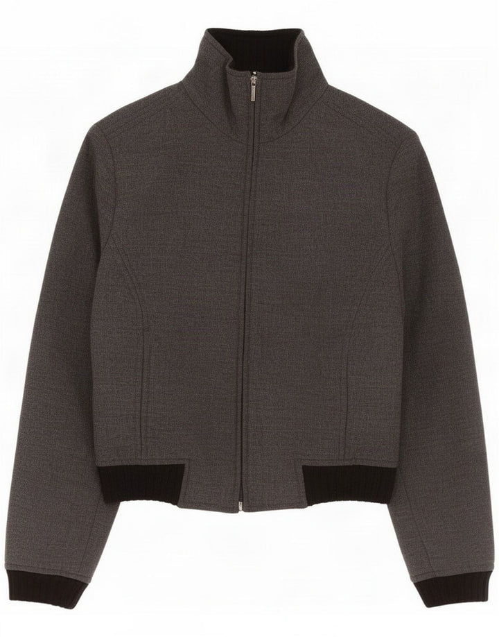 Jachetă bomber pentru femei Trussardi Jeans IT 42 Medium Gri Colorblock
