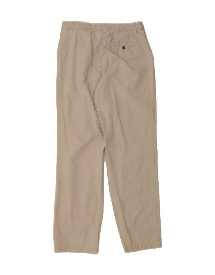 EDDIE BAUER Womens Straight Chino Trousers US 6 Medium W30 L30 Beige Vintage Eddie Bauer and Second-Hand Eddie Bauer from Messina Hembry 