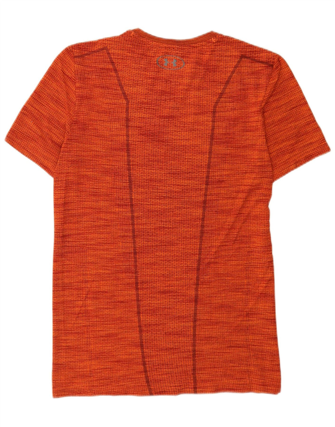 Tricou Under Armour pentru bărbați Heat Gear Top mic poliester cu dungi portocalii