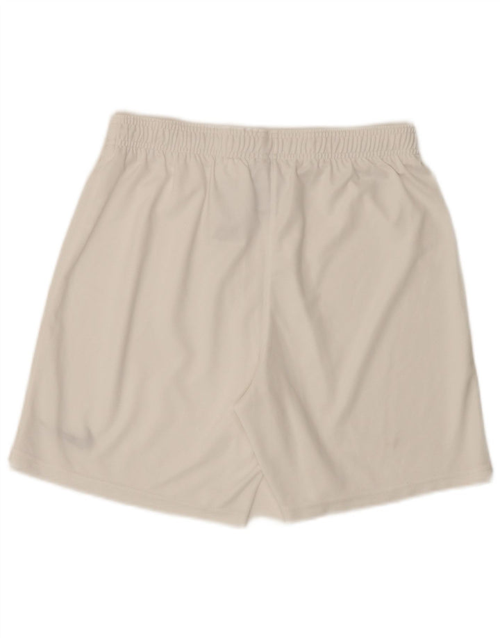 Pantaloni scurți sport Nike Dri Fit pentru bărbați, poliester alb mic