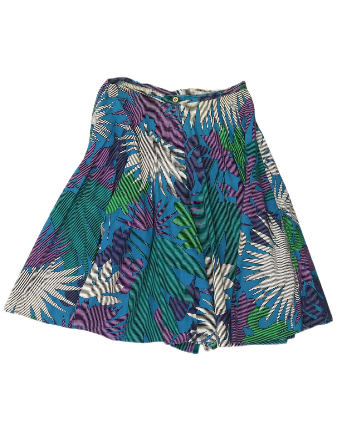 Pantaloni scurti casual de damă Vintage Cullotes W30 Medium Blue Floral