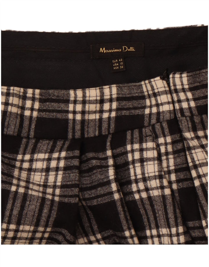 Massimo Dutti Pantaloni casual pentru femei EU 42 Large W32 L30 Black Check