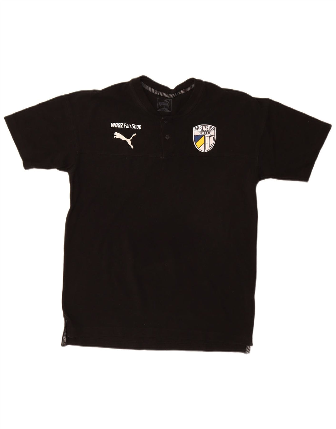 Tricou grafic PUMA pentru bărbați Top mediu din bumbac negru