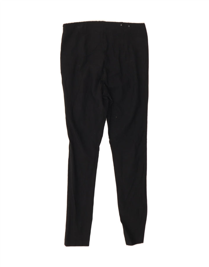 CALVIN KLEIN Womens Leggings UK 10 Small Black Viscose Vintage Calvin Klein and Second-Hand Calvin Klein from Messina Hembry 