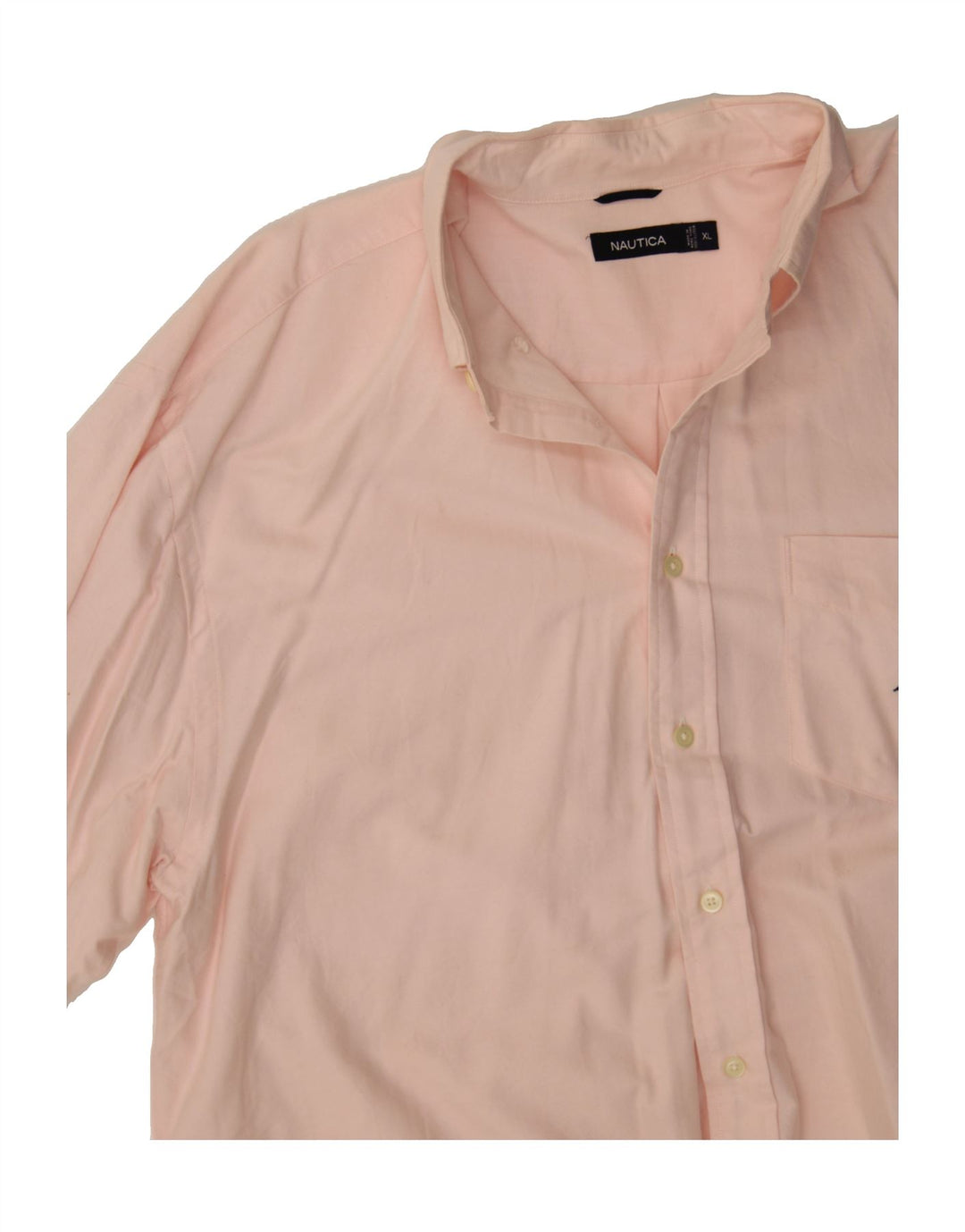 NAUTICA Mens Shirt XL Pink Cotton Vintage Nautica and Second-Hand Nautica from Messina Hembry 