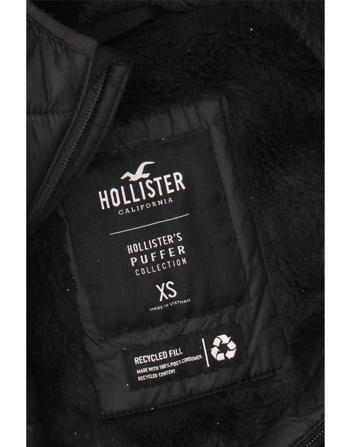 Jachetă căptușită cu glugă pentru bărbați HOLLISTER UK 34 XS Nylon negru