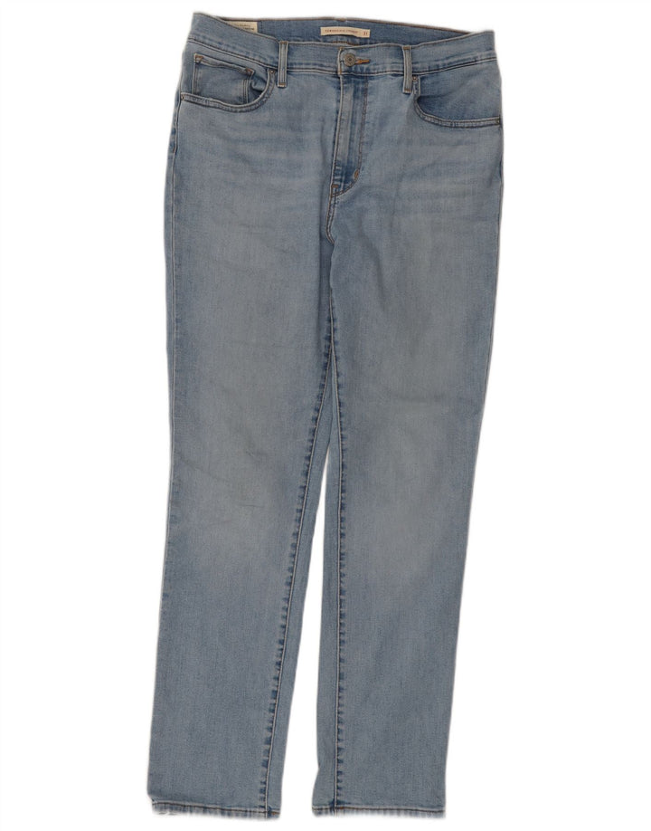 Blugi drepti cu talie înaltă pentru femei LEVI'S 724 L31 L30 Bumbac albastru