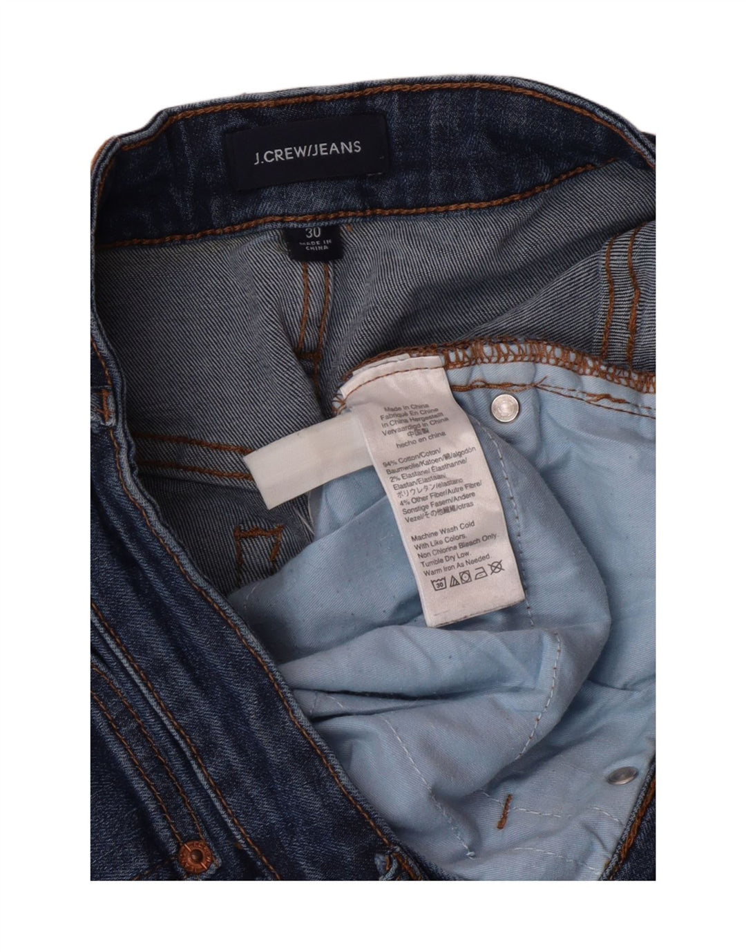J. CREW Blugi Bootcut pentru femei W30 L26 Bumbac albastru