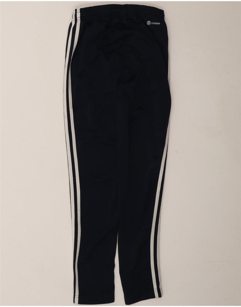 ADIDAS Boys Aeroready Tracksuit Trousers 11-12 Years  Navy Blue Polyester Vintage Adidas and Second-Hand Adidas from Messina Hembry 
